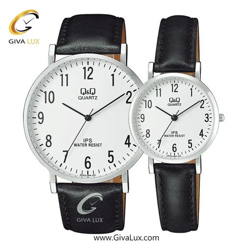 ساعت مچی اورجینال ست کیو اند کیو Q&Q نقره ای | مشکی| سفید| کد رفرنس مردانه: QZ02J304Y، زنانه: QZ03J304Y